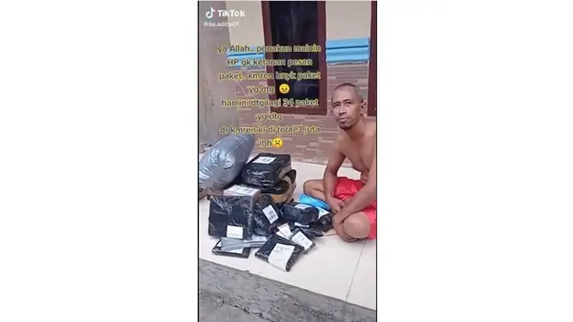 Viral Bapak Ini Terima 34 Paket dalam Sehari, Alasannya Bikin Geleng Kepala