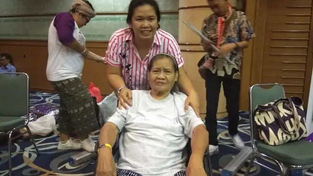 Liana Carolin Hasibuan bersama sang ibu Marintan Siahaan (Liputan6.com/Giovani Dio Prasasti)