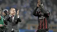 Pelatih anyar Milan, Cristian Brocchi melakukan debut ketika melawan Sampdoria. (acmilan.com)
