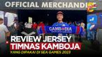 Berita video jurnalis Bola.com, Gregah Nurikhsani, mencoba untuk mengulas kualitas jersey Timnas Kamboja U-22 yang dipakai di SEA Games 2023, Rabu (10/5/2023).