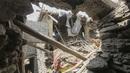 Gempa terjadi pada Minggu (31/8/2025) malam pukul 23.47 waktu setempat. (AP Photo/Wahidullah Kakar)