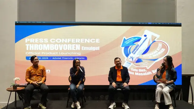 Peluncuran Thrombovoren Emulgel, produk gel topikal untuk meredakan dua keluhan yakni nyeri dan memar.