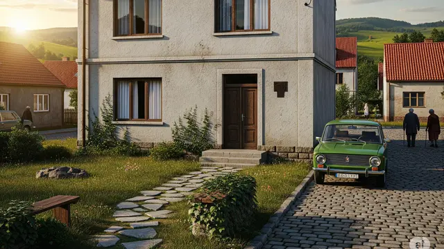 Rumah Tipe 70 di Kampung (Gemini AI)