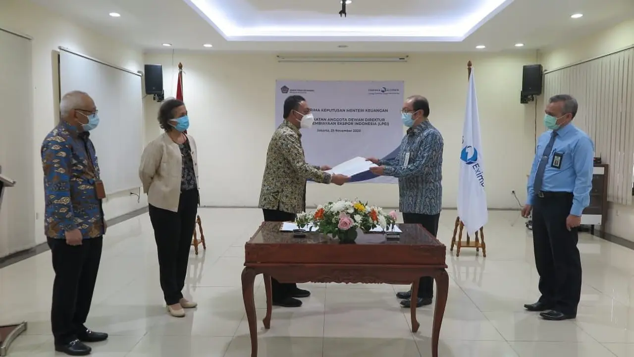 Kementerian Keuangan mengangkat Arus Gunawan sebagai Anggota Dewan Direktur Lembaga Pembiayaan Ekspor Indonesia (LPEI). (Dok Kemenkeu)