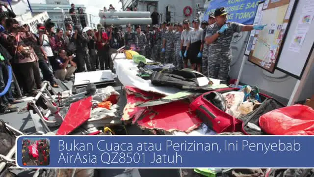 Komite Nasional Keselamatan Transportasi (KNKT) merilis hasil investigasi kecelakaan pesawat AirAsia QZ8501 dan Berikut daftar kosmetik yang telah dilarang untuk digunakan oleh BPOM. Saksikan di sini 