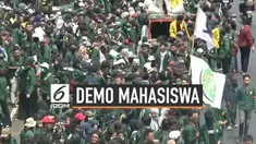 Ratusan mahasiswa terus berdatangan ke gedung MPR/DPR. Mereka menolak revisi UU KPK, UU Pertanahan dan bebepa RUU lainnya.
