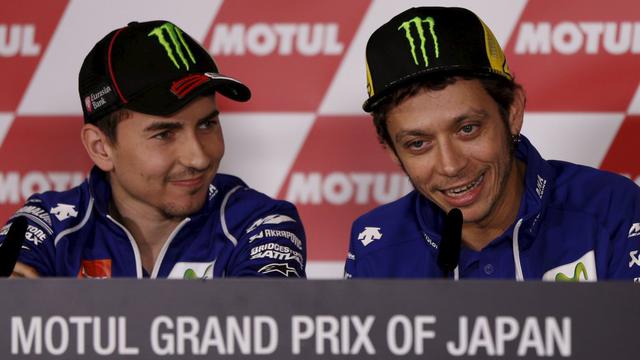 Jorge Lorenzo dan Valentino Rossi