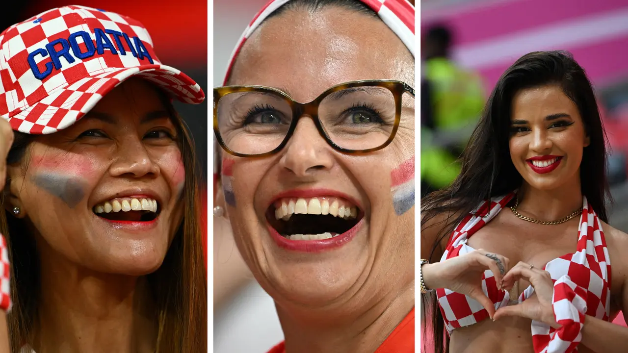 Pesona Fans Cantik dan Seksi Kroasia di Piala Dunia 2022