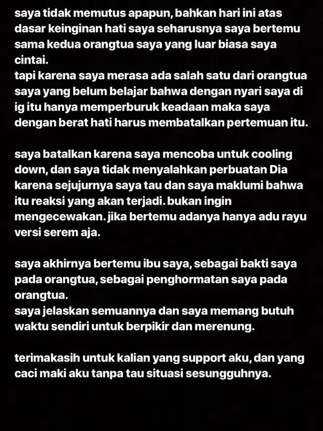 Unggahan Salmafina Sunan (Instagram/ salmafinasunan via Kapanlagi.com)