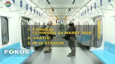 Uji coba MRT Gratis sudah dibuka sejak Selasa, 12 Maret! Bagi masyarakat yang ingin mencoba, harus daftar terlebih dahulu di situs resmi MRT Jakarta.