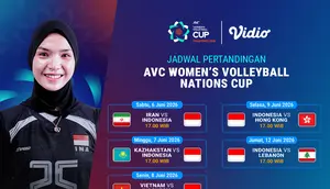 Nonton AVC Women's Nation Cup 2026 hanya di Vidio. (doc. vidio)