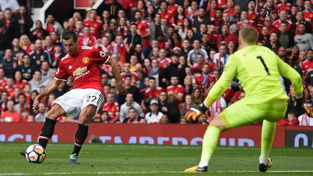 Manchester United, Henrikh Mkhitaryan, Pencetak Gol Kemenangan