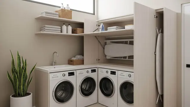 Model Tempat Cuci Baju di Sudut Rumah yang Tidak Makan Tempat
