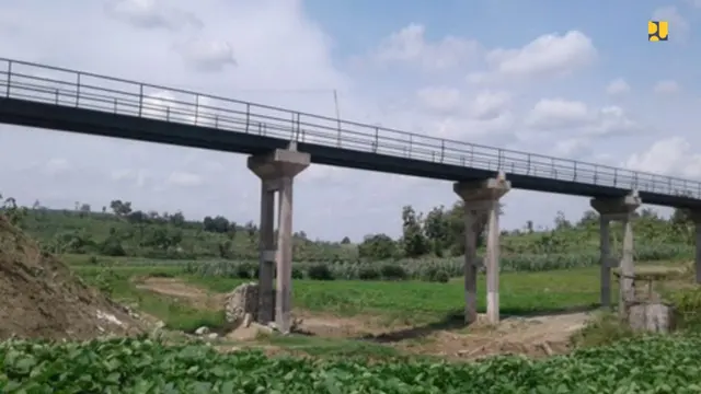 Salah satu proyek program Pengembangan Infrastruktur Sosial Ekonomi Wilayah (PISEW). Dok Kementerian PUPR