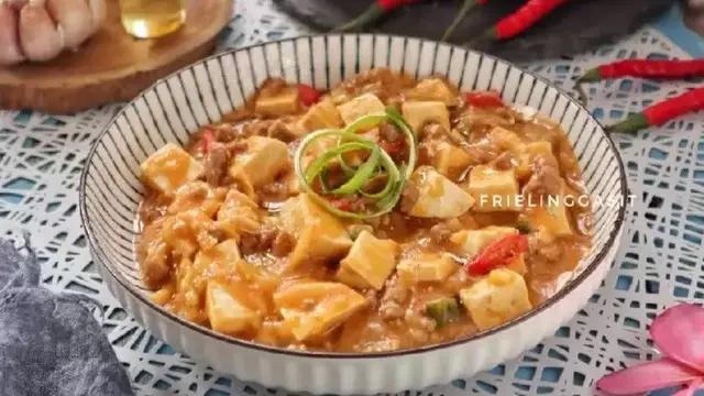 Resep mapo tahu telur asin. (dok. Cookpad @frielinggasit)