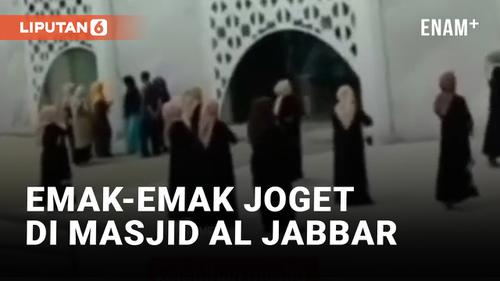 VIDEO: Miris, Emak-emak Joget di Masjid Al Jabbar