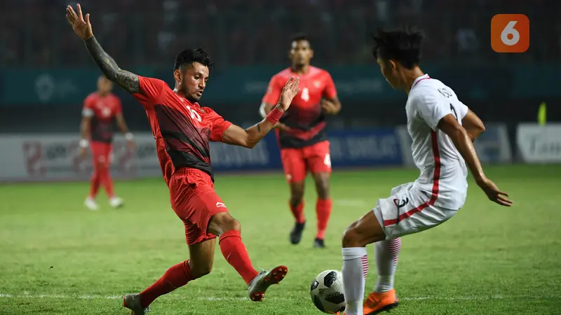 Sepak Bola : Indonesia Vs Hong Kong