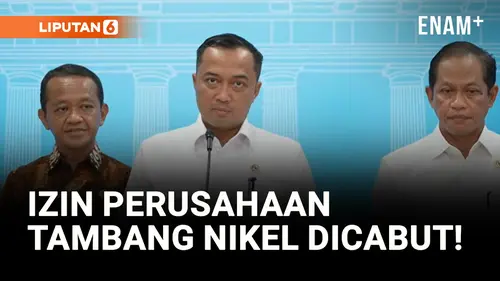  4 Perusahaan Tambang Nikel di Raja Ampat Dicabut!