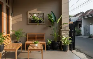 8 Inspirasi Teras Rumah Sederhana yang Terlihat Mahal, Padahal Desainnya Sangat Simpel