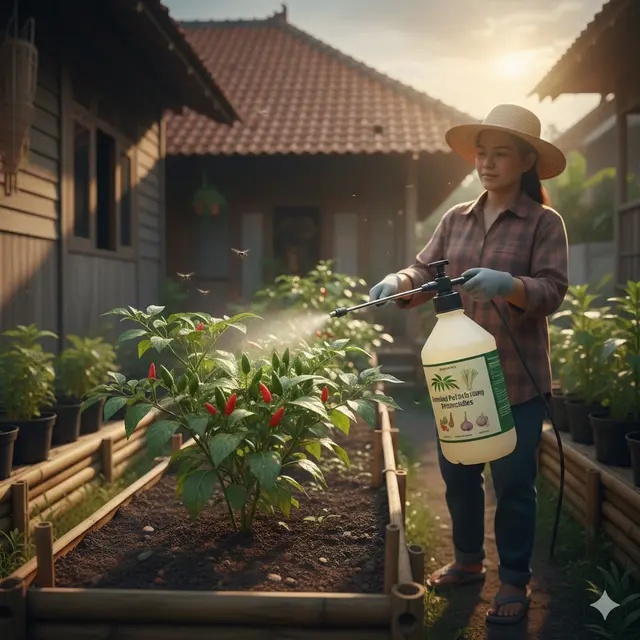 Cara mengendalikan lalat buah (Foto: Gemini AI)