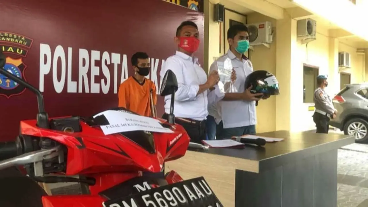 Ilustrasi kasus pencurian sepeda motor.