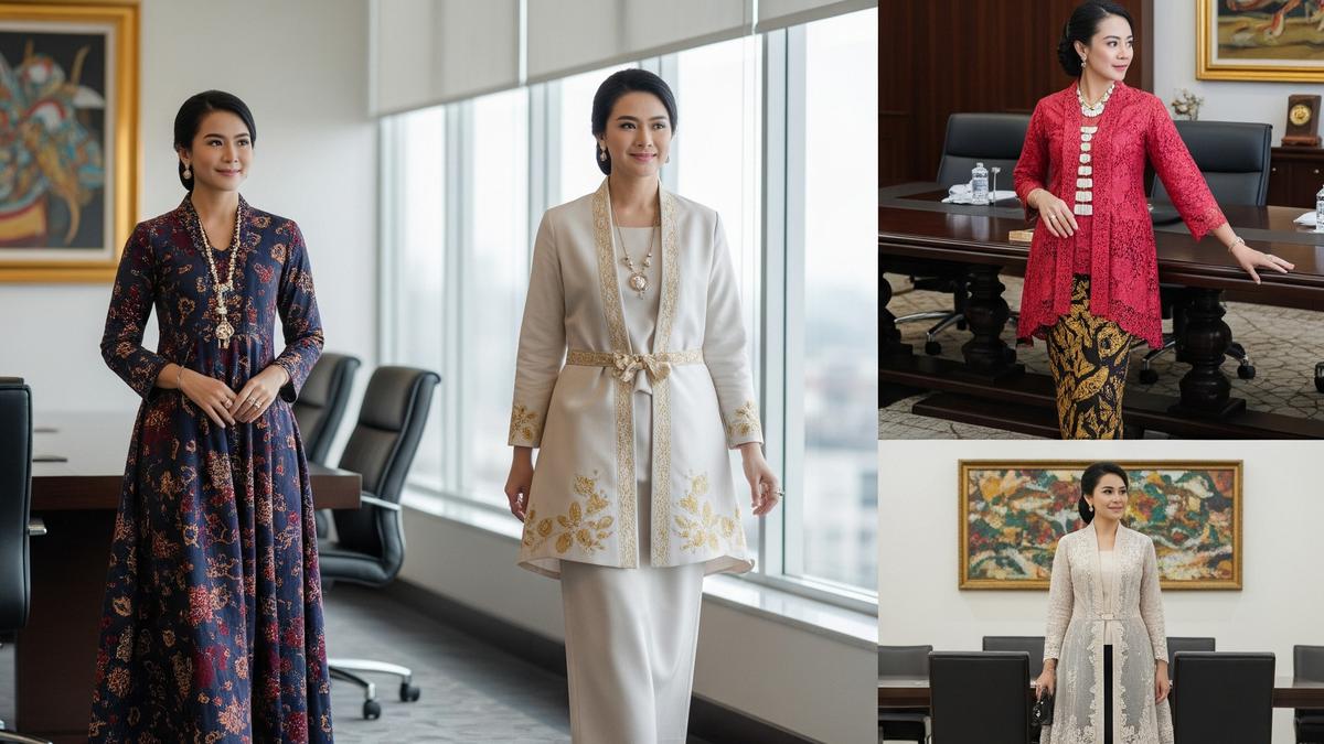6 Inspirasi Outfit Ibu Pejabat Sederhana untuk Tampil Elegan dan Berwibawa
