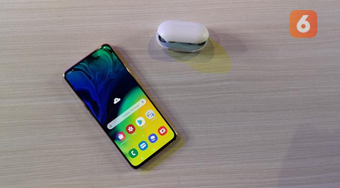 Samsung Galaxy A80. Liputan6.com/Agustinus Mario Damar