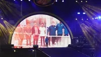 Perayaan ulang tahun Komite Nasional Pemuda Indonesia (KNPI) ke-50th dengan tajuk 'KNPI Emas Menuju Indonesia Emas' berlangsung secara meriah dan megah. (Ist)