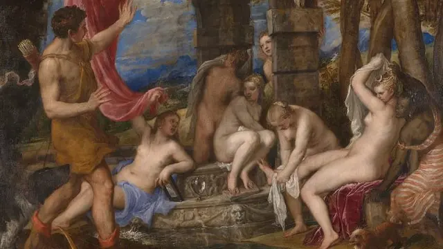 Diana and Actaeon by Titian.