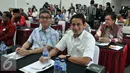 Sandiaga Uno saat menghadiri acara fit and proper test untuk para balon Gubernur DKI Jakarta di DPP PDIP, Jakarta, Rabu (11/5). Sebanyak 32 peserta calon Gubernur/Wagub DKI yang mengikuti fit and proper test tersebut. (Liputan6.com/Johan Tallo)