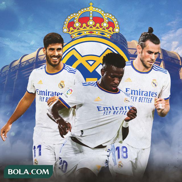 Real Madrid - Marco Asensio, Vinicious Junior, Gareth Bale