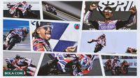 Kolase - Juara Dunia MotoGP - Jorge Martin (Bola.com/Adreanus Titus)