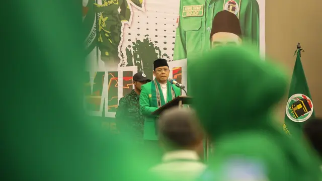 Plt Ketua Umum PPP, Muhamad Mardiono saat mengikuti Rapat Pimpinan Wilayah (Rapimwil) II yang dilaksanakan di Hotel Santika, Kota Ambon.