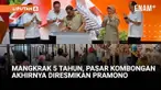 Gubernur DKI Jakarta Pramono Anung meresmikan Pasar Kombongan di Jalan Bungur Besar, Gunung Sahari Selatan, Kemayoran, Jakarta Pusat, Selasa (6/1/2026). Pasar tersebut akhirnya rampung direvitalisasi setelah hampir lima tahun mangkrak akibat pandemi ...