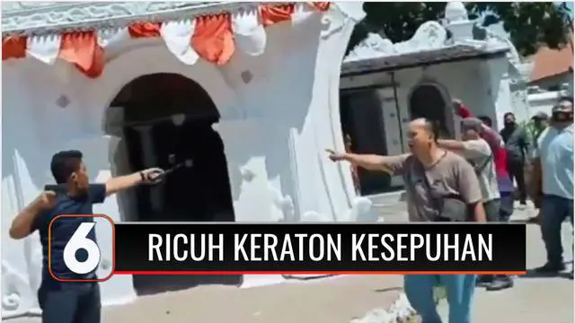 VIDEO: Pelantikan Perangkat Kesultanan Kasepuhan Cirebon Berlangsung Ricuh, Apa Penyebabnya?