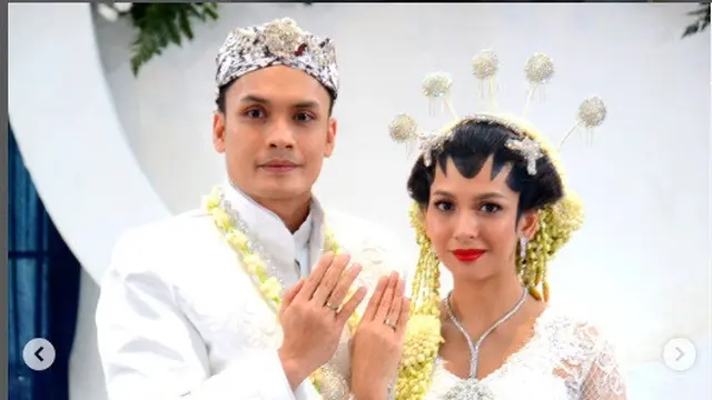 Randy Pangalila dan Alisia Rininta jalani adegan pernikahan di sinetron Takdir Cinta yang Kupilih (foto: instagram sinemart_ph)
