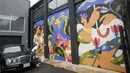 Mural terlihat selama Festival Mural Vancouver di Vancouver, British Columbia, Kanada, 20 Agustus 2020. Festival yang memasuki tahun kelima tersebut mulai 18 Agustus hingga 7 September mendatang. (Xinhua/Liang Sen)