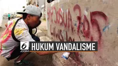 Aksi demonstrasi terkadang meninggalkan vandalisme di tempat yang tidak seharusnya. Di balik itu, pelaku vandalisme di sembarang tempat bisa dipidana.