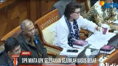Komisi III mengajukan sejumlah rekomendasi, antara lain meminta KPK segera menyelesaikan sejumlah kasus besar.