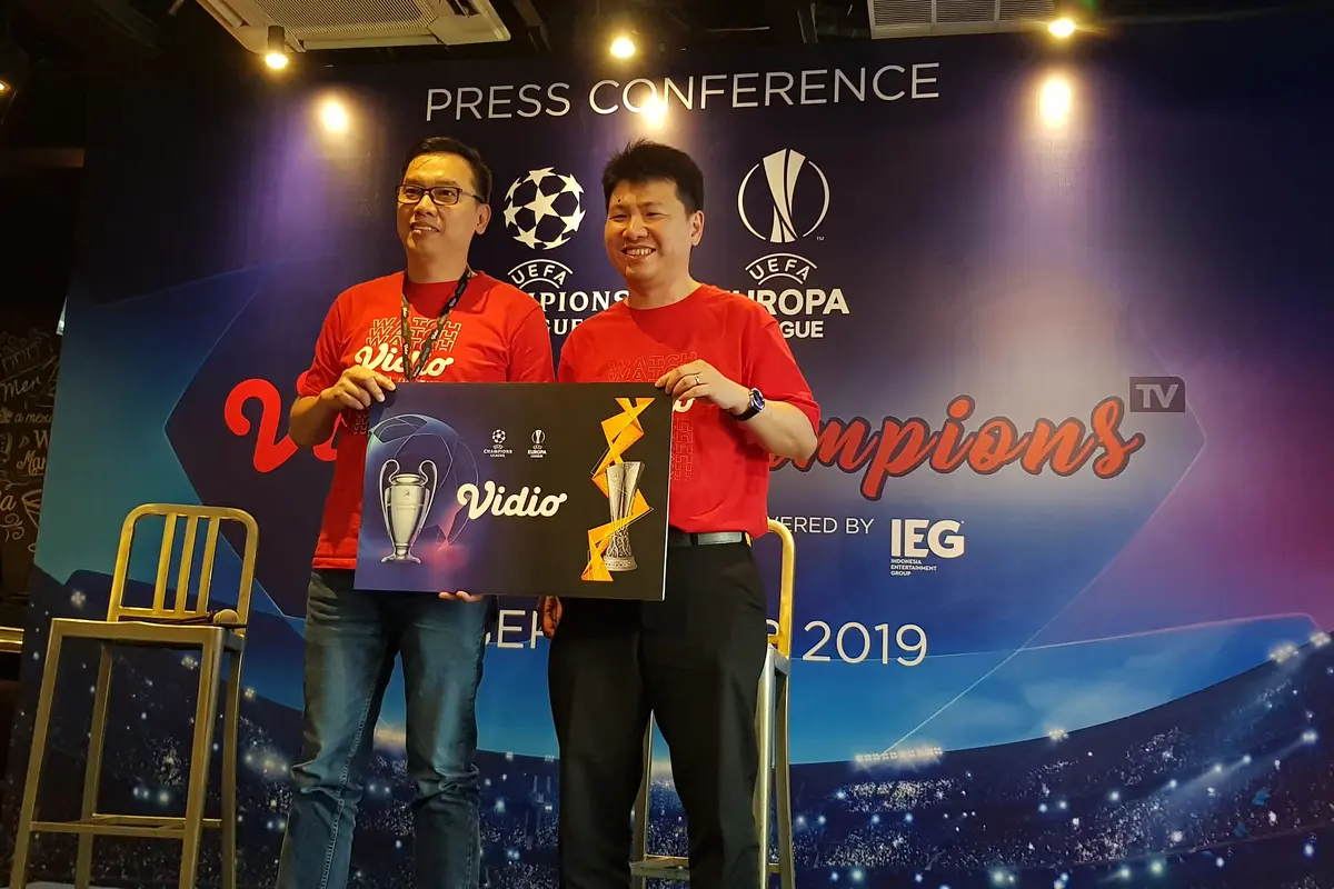 Liga Champions dan Liga Europa di Vidio