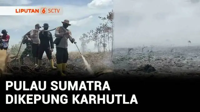 VIDEO: Karhutla Meluas, Titik Api Terdeteksi di Seluruh Provinsi Pulau Sumatra