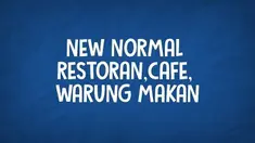 Menghadapi masa new normal Covid-19 yang akan berlangsung. Ada peraturan-peraturan yang harus dilakukan oleh masyarakat. Selain itu juga terhadap restoran, cafe dan warung makan.
