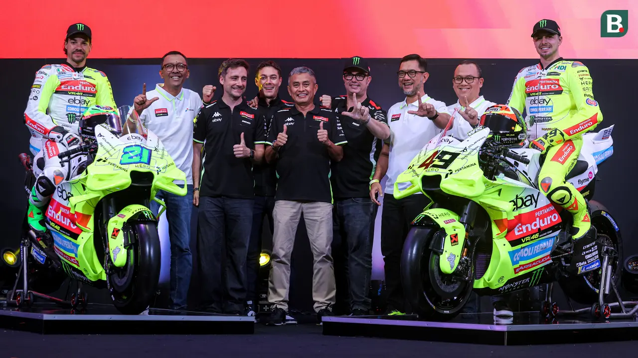 Foto: Detail Menakjubkan Livery Motor Pertamina Enduro VR46 untuk MotoGP2025