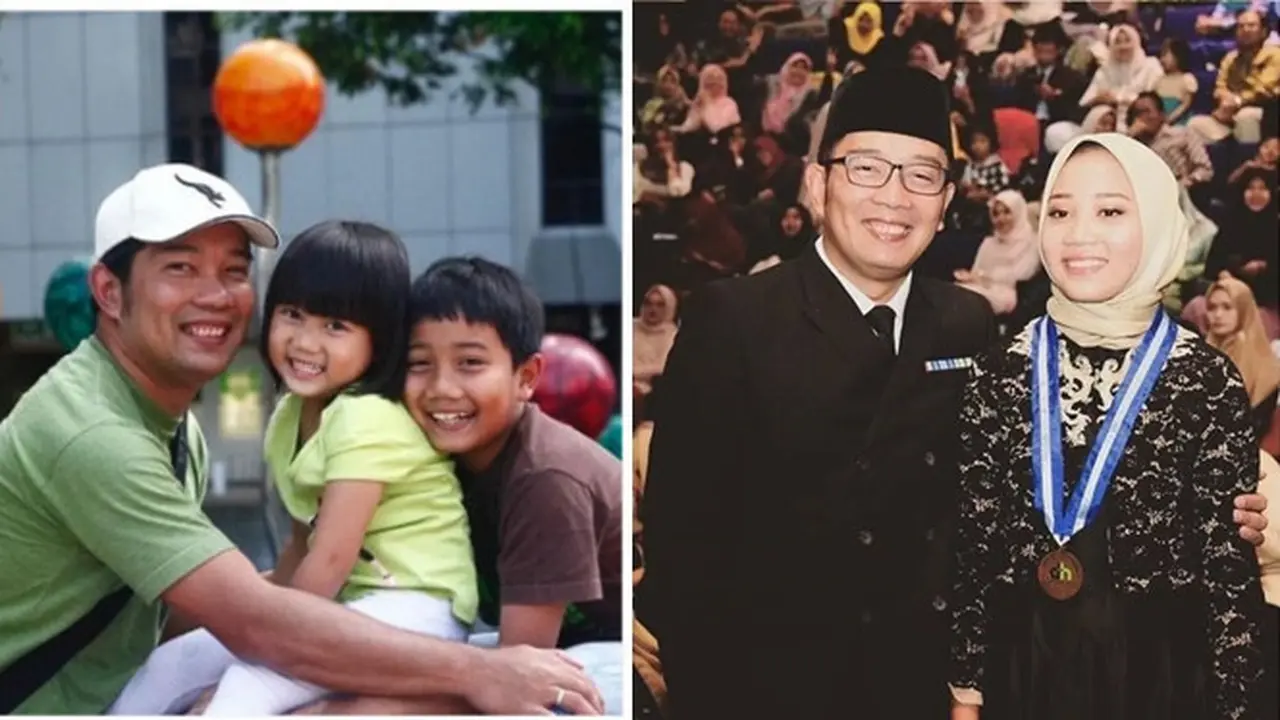 6 Momen Kebersamaan Ridwan Kamil Bareng Zara, Masa Kecil Hingga Kini