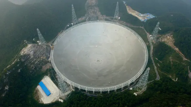 20160925-China Bangun Teleskop Terbesar di Dunia-Tiongkok
