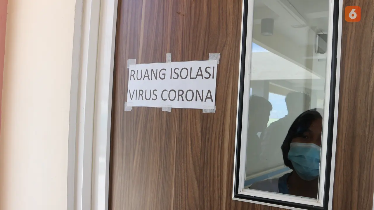 Ruang isolasi pasien Covid-19 RS Undata Palu
