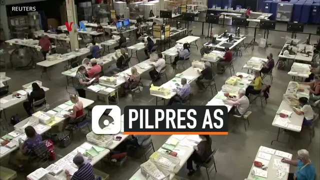 VIDEO: Lonjakan Pemilih Awal Pilpres AS, Surat Suara Mulai Disortir