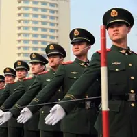 Militer China terkenal dengan kedisiplinan yang tinggi. Mereka tengah mempersiapkan sebuah acara besar.