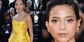 Putri Marino menyusul Raline Shah dan Cinta Laura tampil di Cannes Film Festival 2023, bersama L'Oreal Paris. Untuk penampilan perdananya ini, Putri Marino memilih gaun rancangan desainer kenamaan tanah air Hian Tjen. Foto: Instagram.