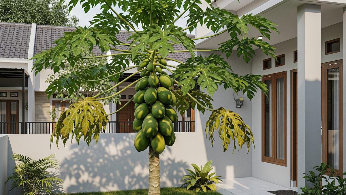 9 Jenis Pohon Pepaya yang Tidak Merusak Pondasi Rumah, Aman dan Mudah Dirawat